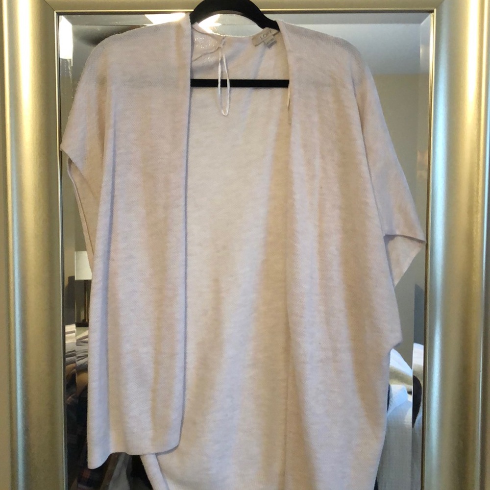 LOFT open sweater/poncho-esque top.